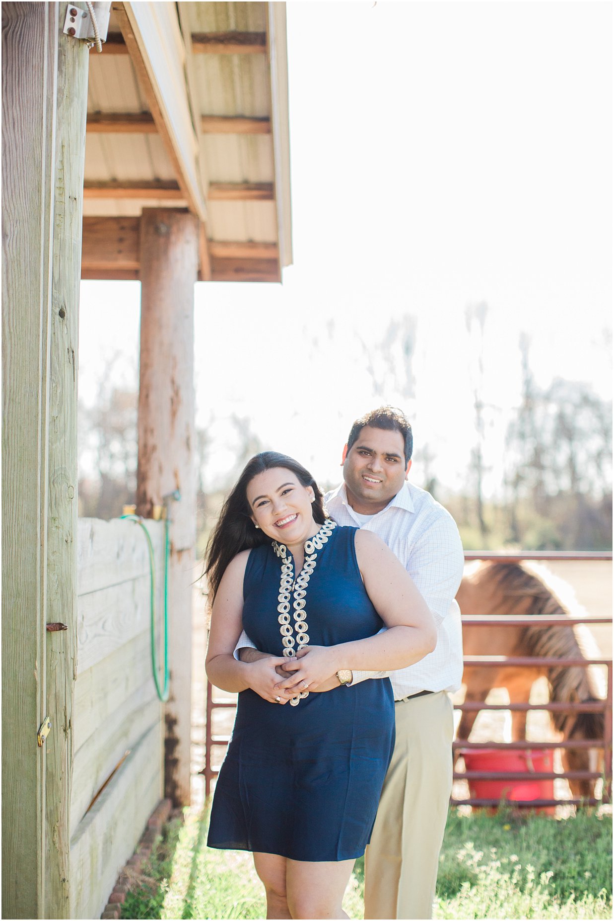 engagement photos with horses 